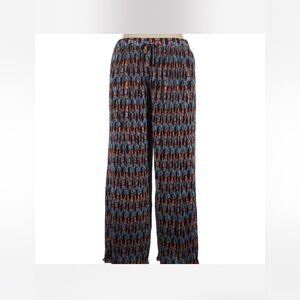 Wildfang Empower Plisse Loose Leg Drawstring Pants